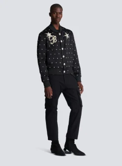 Store Stars Embroidered Bomber Jacket Outerwear