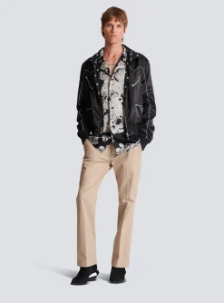 Outlet Stars Reversible Bomber Jacket Outerwear