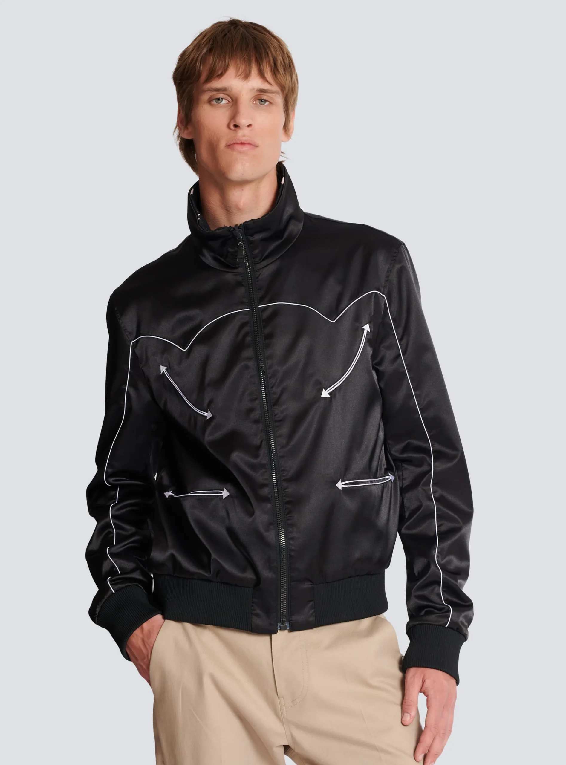 Outlet Stars Reversible Bomber Jacket Outerwear