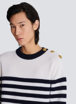 Discount Striped Cashmere Jumper Knitwear