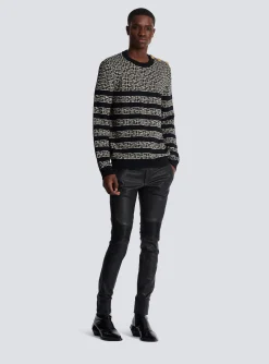 Cheap Striped PB Labyrinth Wool And Linen Jumper Knitwear