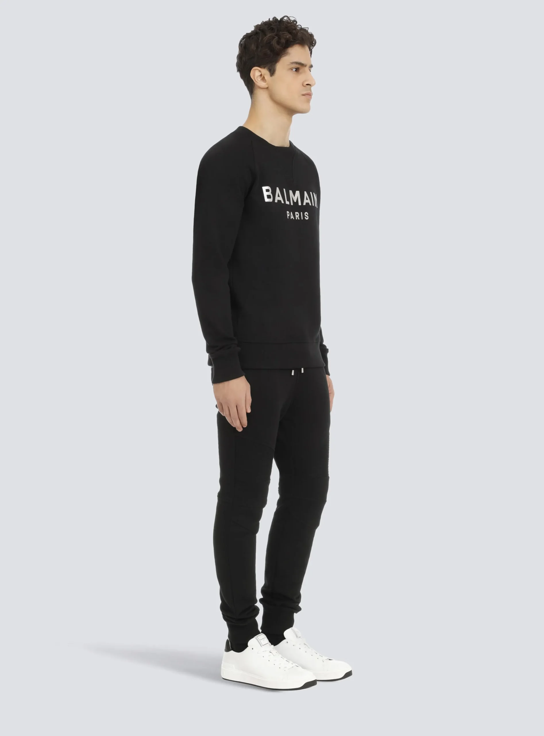 Sale Sweatshirt In Eco-responsible Cotton With Metallic Logo Print Sportswear|Sweatshirts