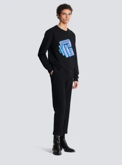 Best Sale Sweatshirt With Neon Logo Print Sportswear|Sweatshirts