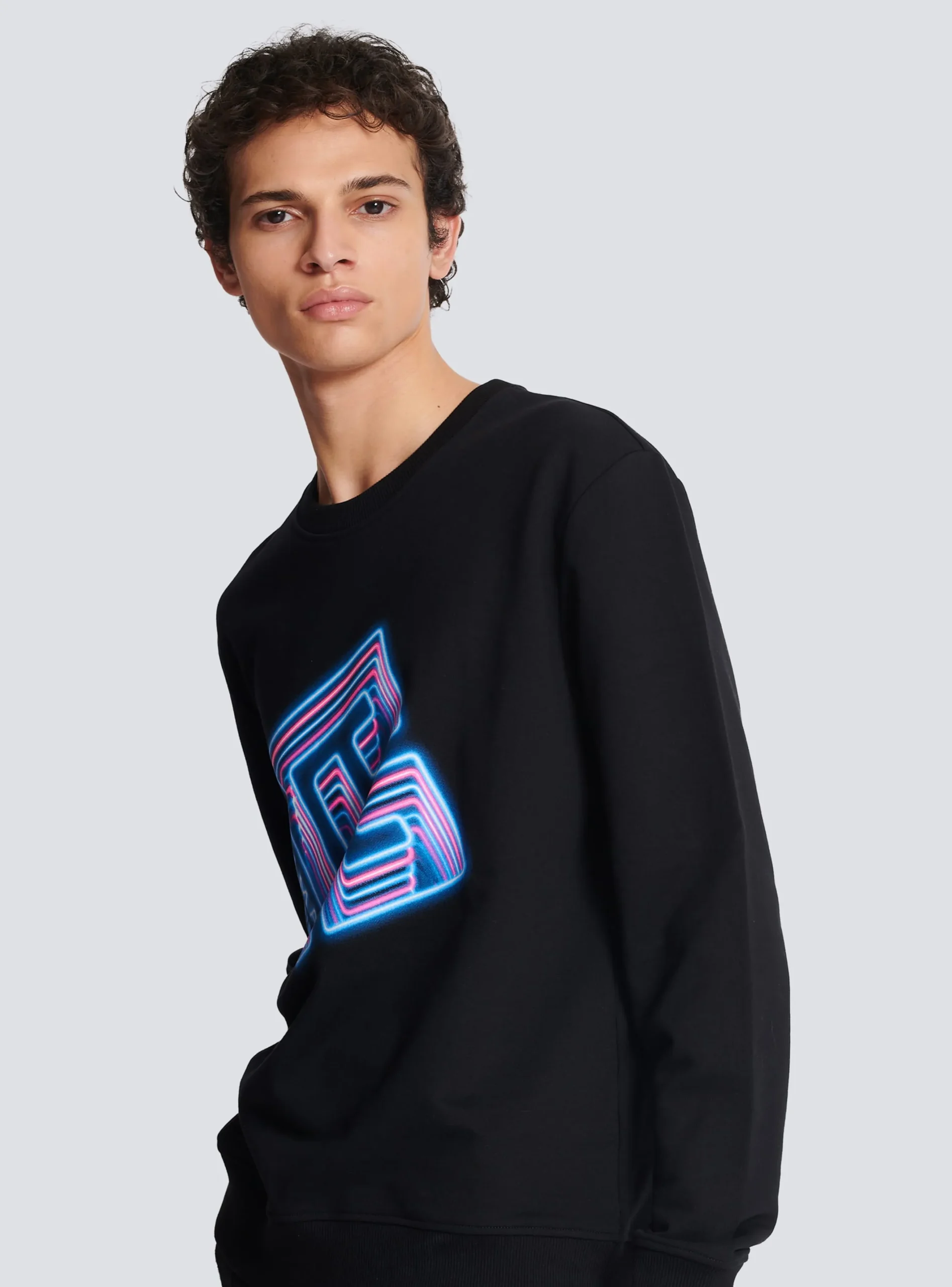 Best Sale Sweatshirt With Neon Logo Print Sportswear|Sweatshirts