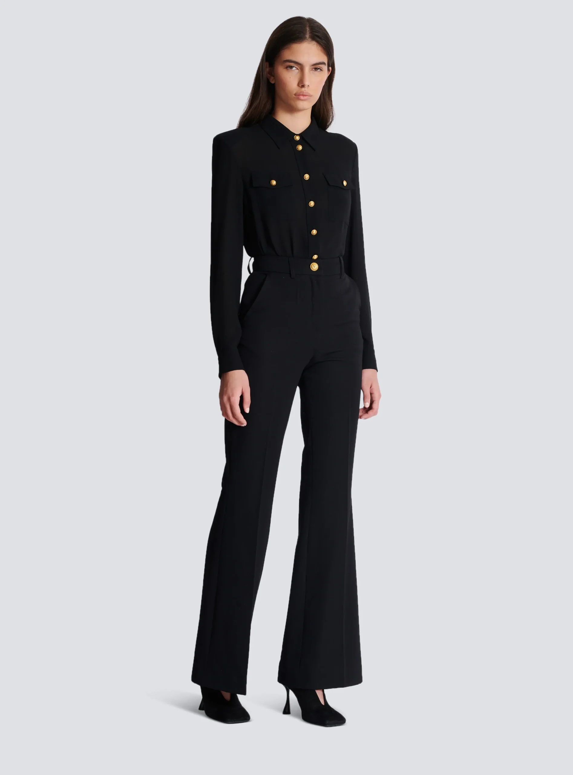 Store Tailored Grain De Poudre Trousers Women Trousers And Shorts