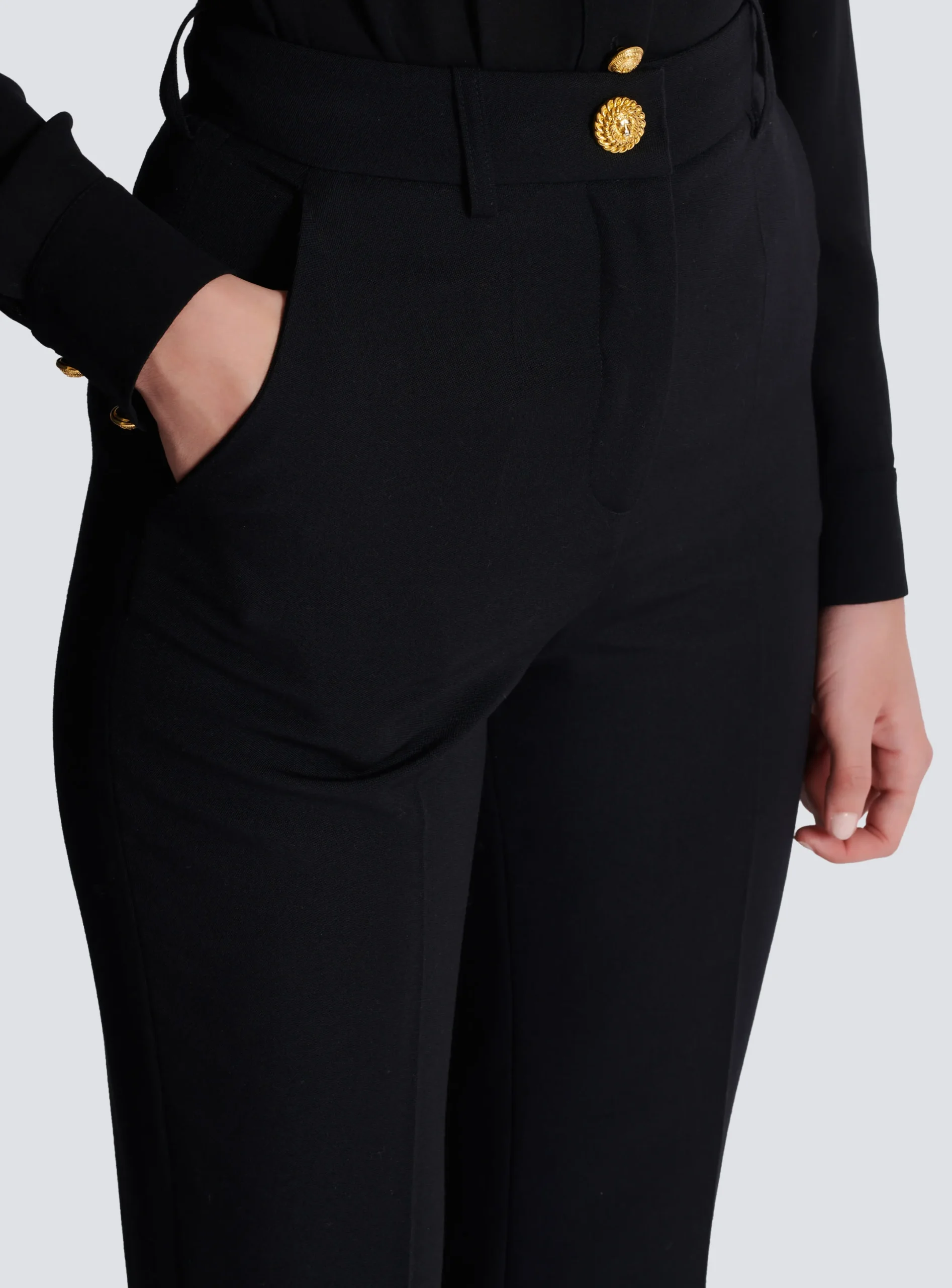 Store Tailored Grain De Poudre Trousers Women Trousers And Shorts