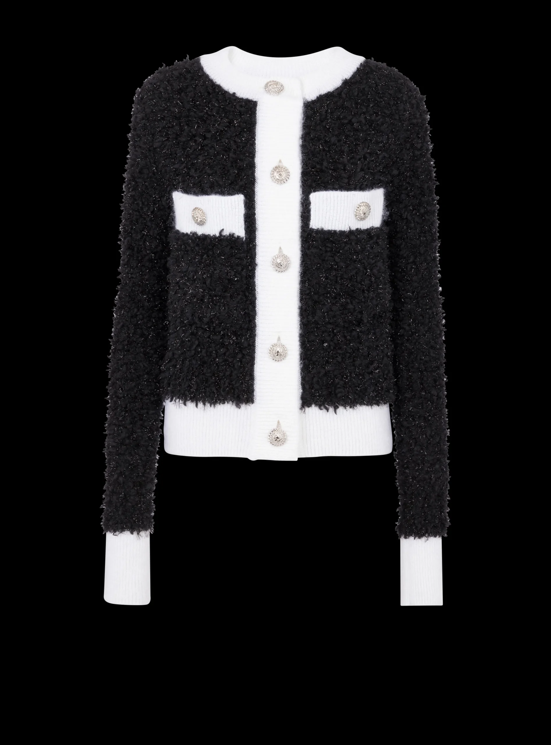 Outlet Textured Knit Cardigan Women Knitwear