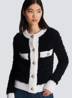 Outlet Textured Knit Cardigan Women Knitwear