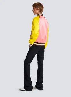 Outlet Tiger Embroidered Bomber Outerwear