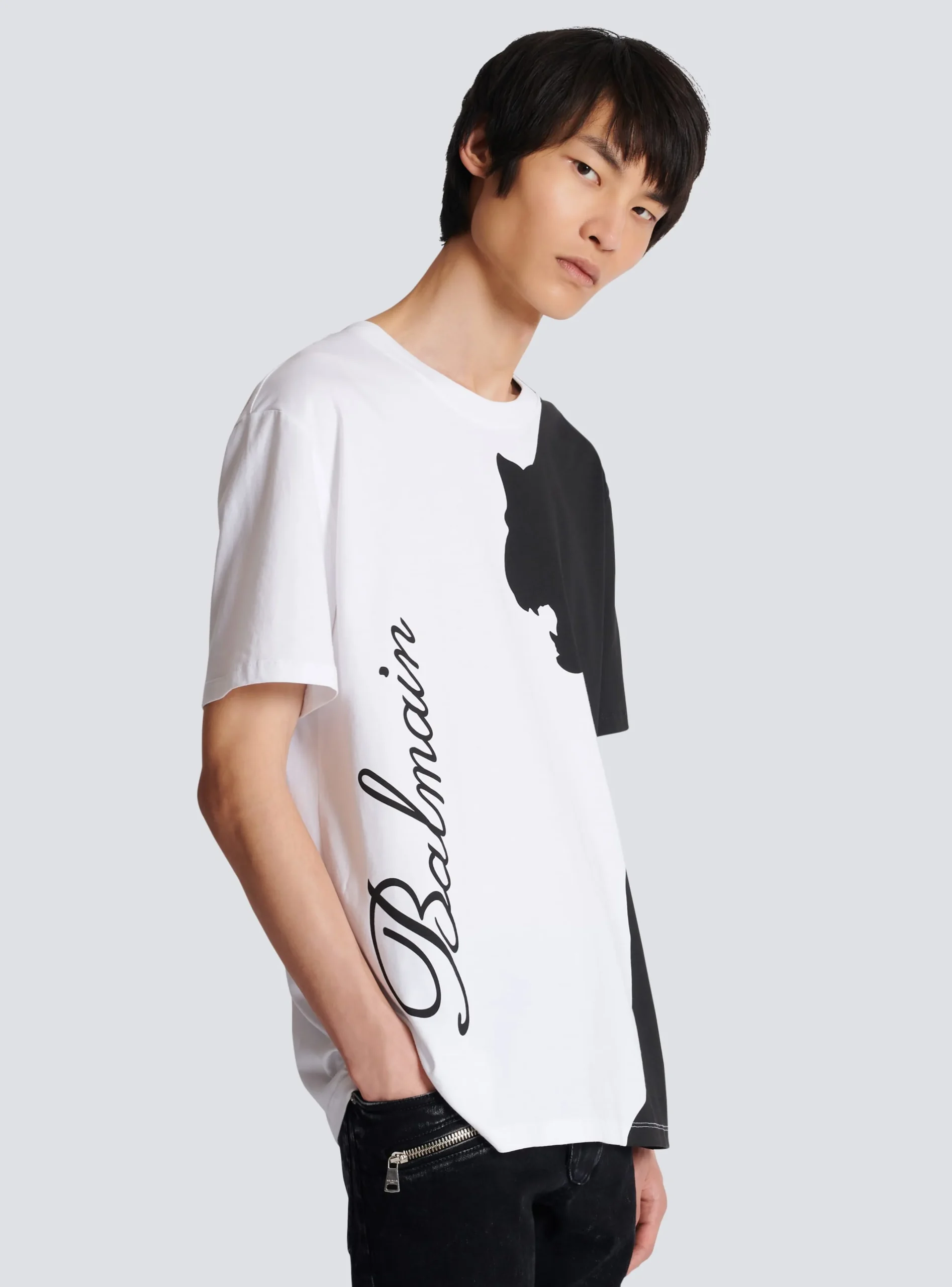 Shop Tiger Print Short-sleeved T-shirt T-Shirts