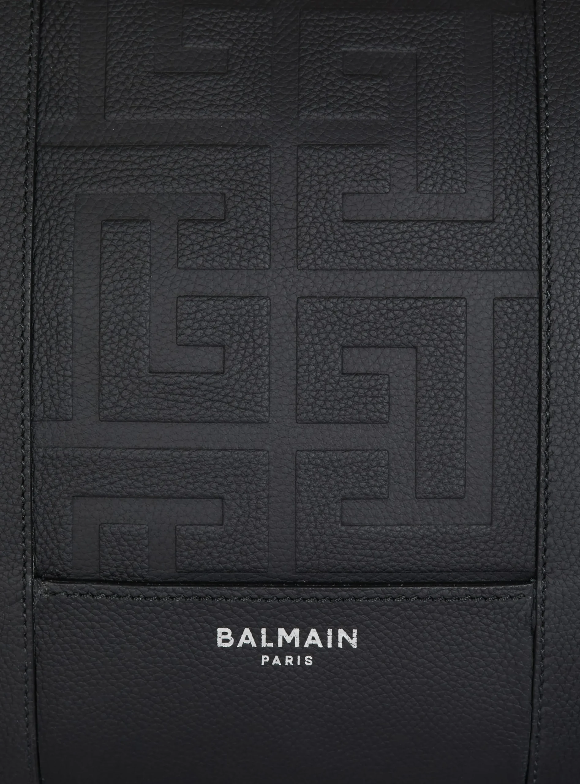 Discount Travel Bag In Grained Leather Bags And Backpacks