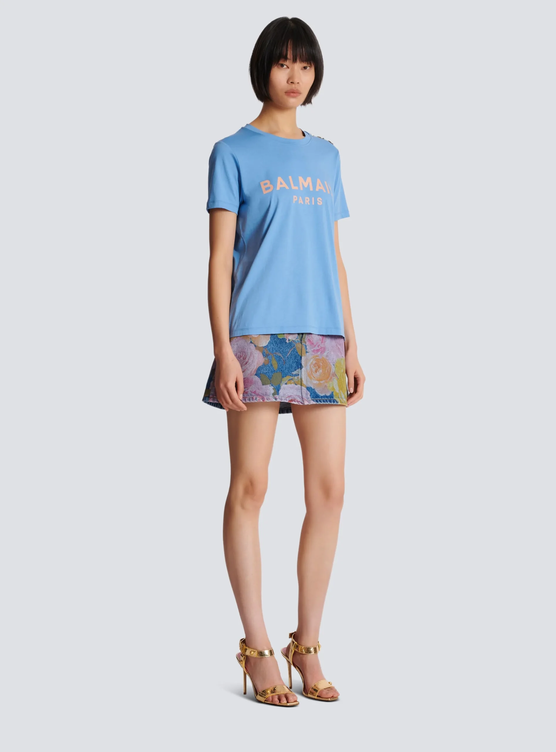 Outlet T-shirt With Paris Print Women T-Shirts