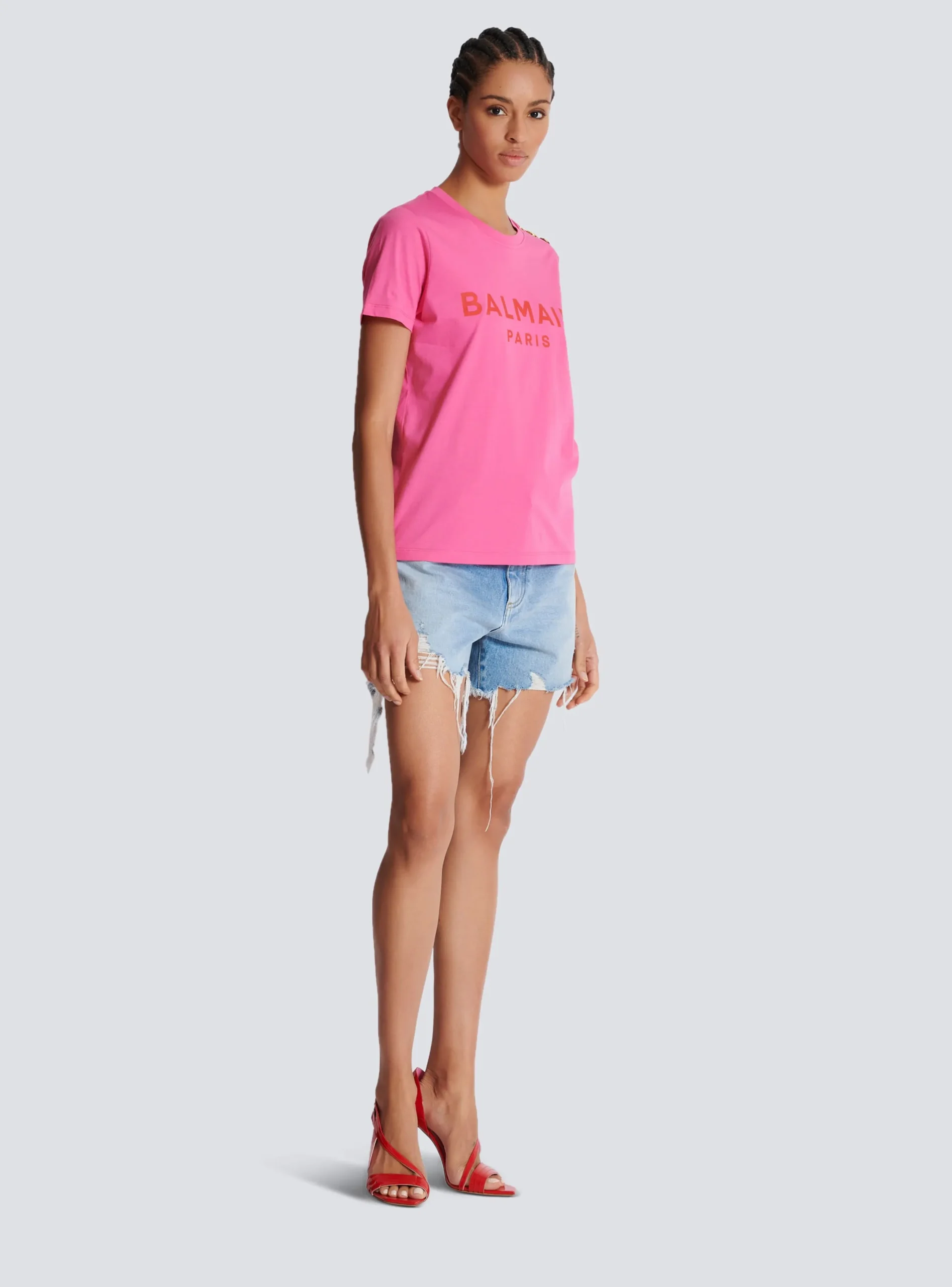 Clearance T-shirt With Paris Print Women T-Shirts