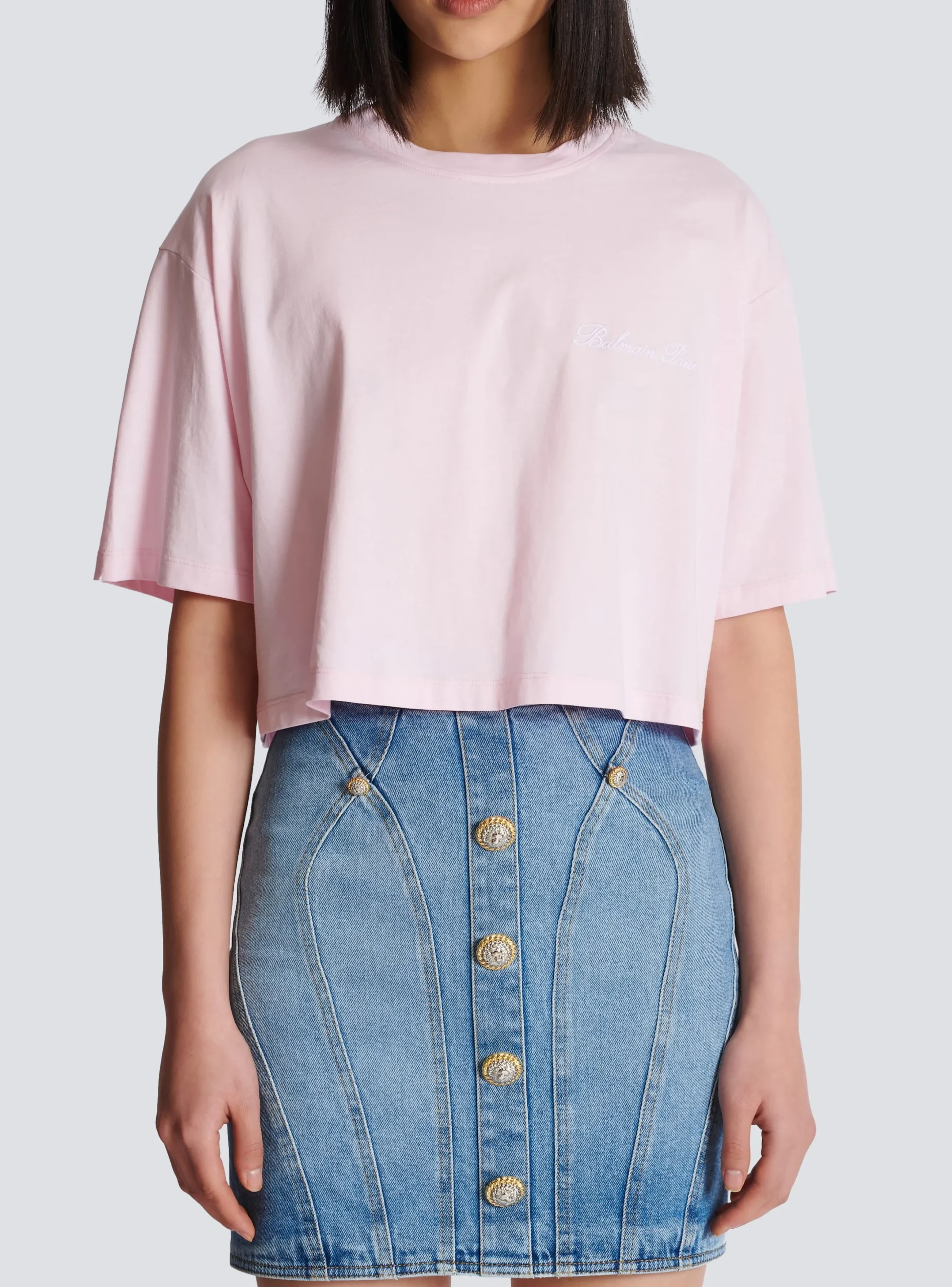 Store T-shirt With Signature Embroidery Women T-Shirts