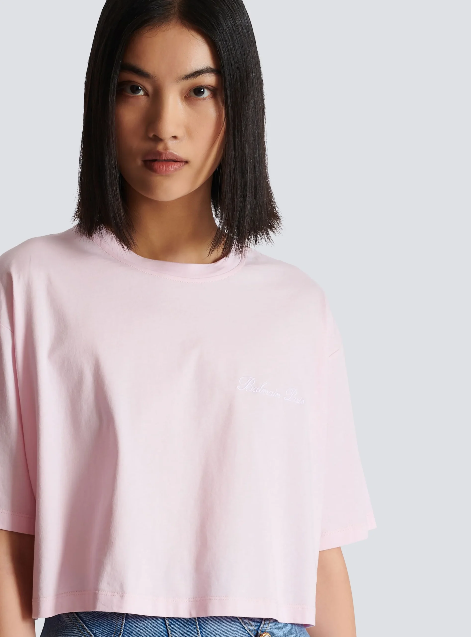 Store T-shirt With Signature Embroidery Women T-Shirts