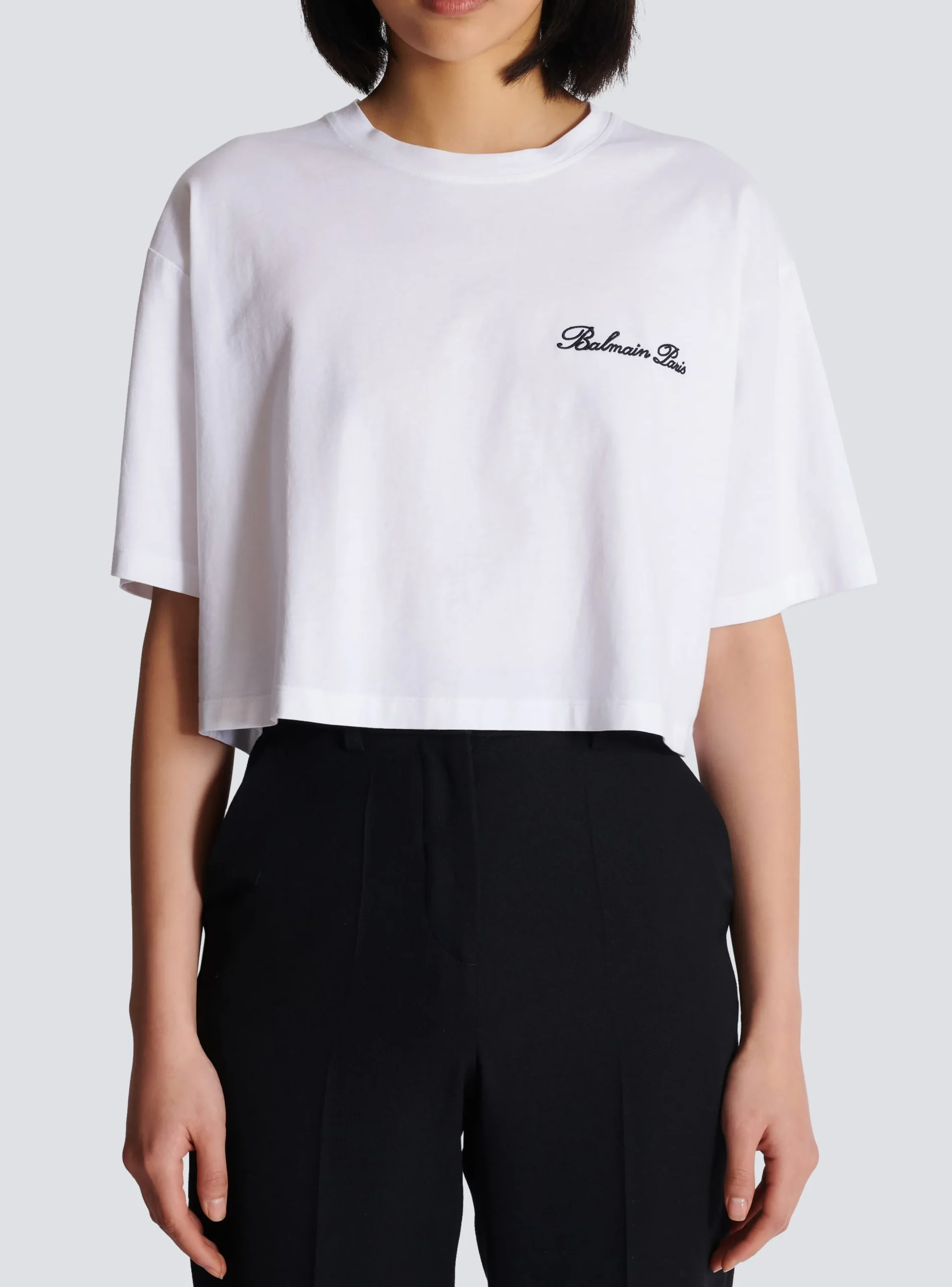Fashion T-shirt With Signature Embroidery Women T-Shirts