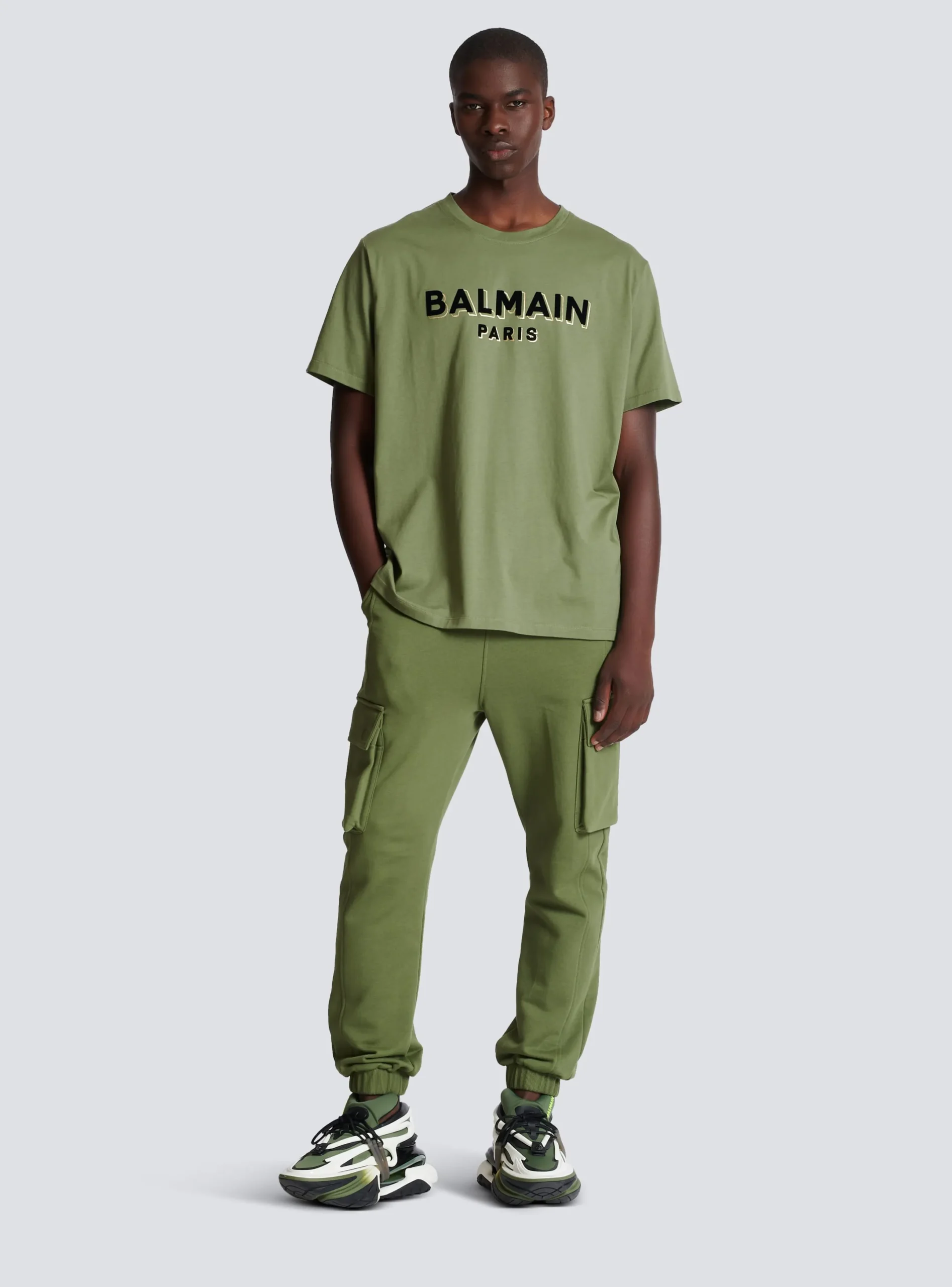 Best Sale T-shirt With Flocked Paris Logo Sportswear|T-Shirts