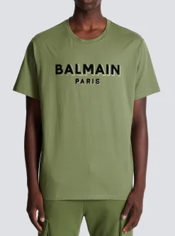 Best Sale T-shirt With Flocked Paris Logo Sportswear|T-Shirts