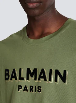 Best Sale T-shirt With Flocked Paris Logo Sportswear|T-Shirts