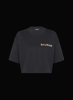 Cheap T-shirt With Laminated Logo Women T-Shirts