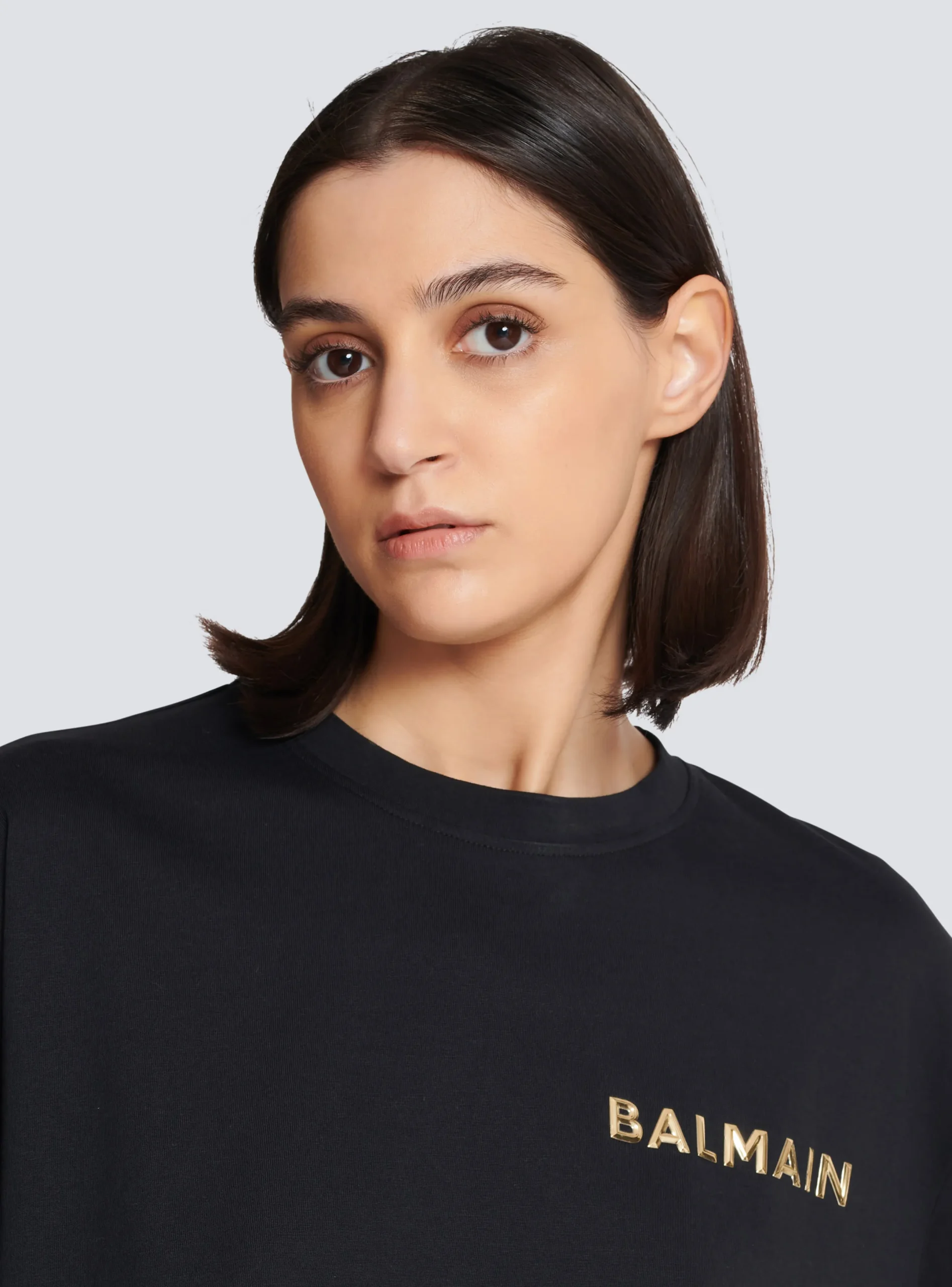 Cheap T-shirt With Laminated Logo Women T-Shirts