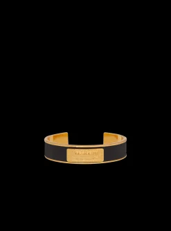 Hot Tubular Signature Bracelet In Brass And Enamel Women Fashion Jewelry