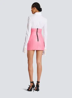 Cheap Tulip Skirt In Quilted Leather Women Skirts