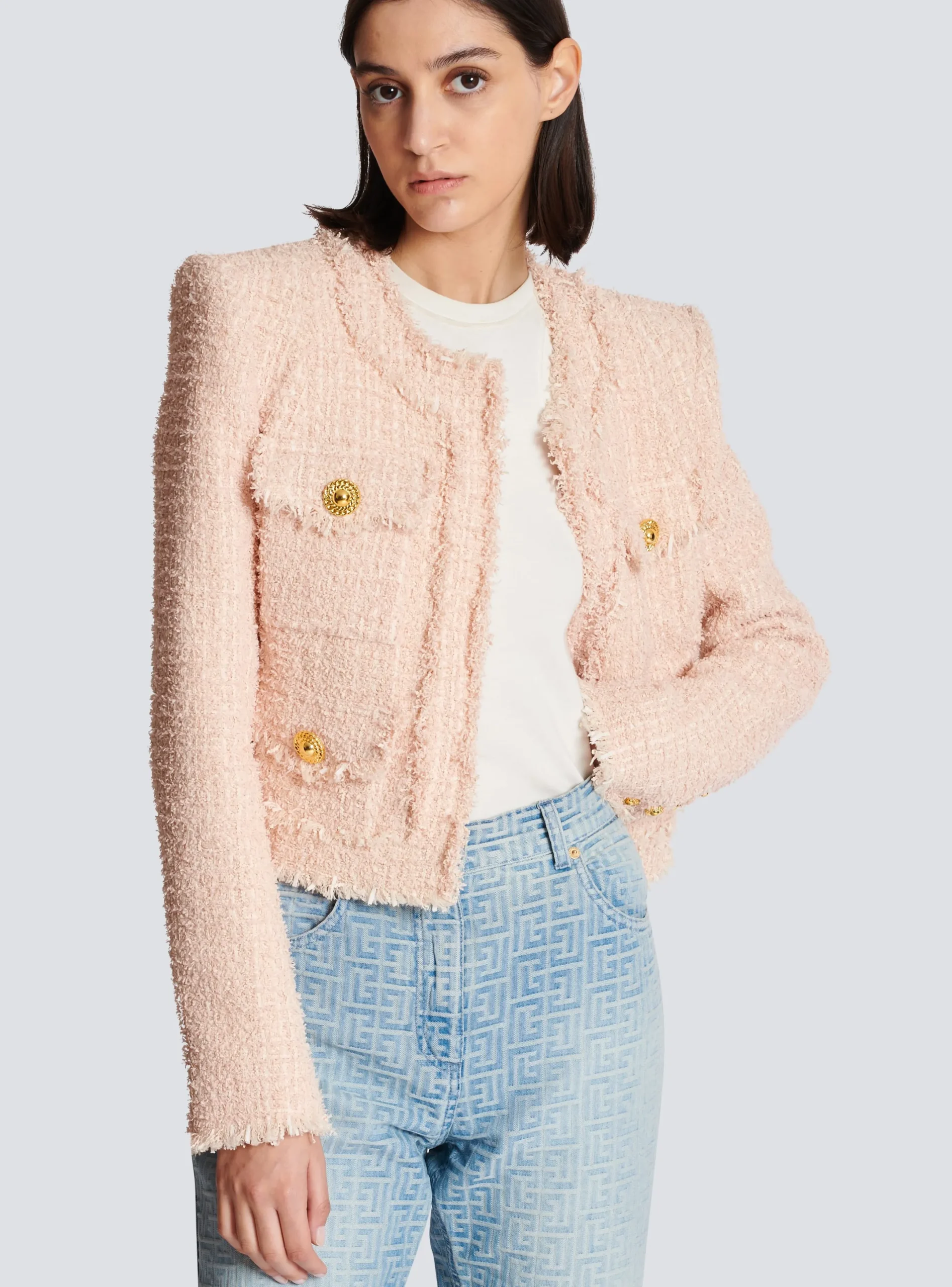 Clearance Tweed Jacket Women Jackets And Blazers