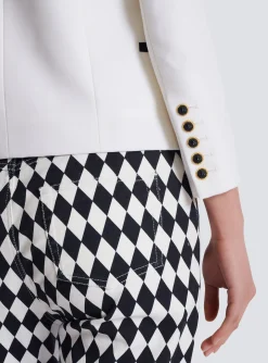 Store Two-tone Edge-to-edge Jacket With 6 Buttons Women Jackets And Blazers