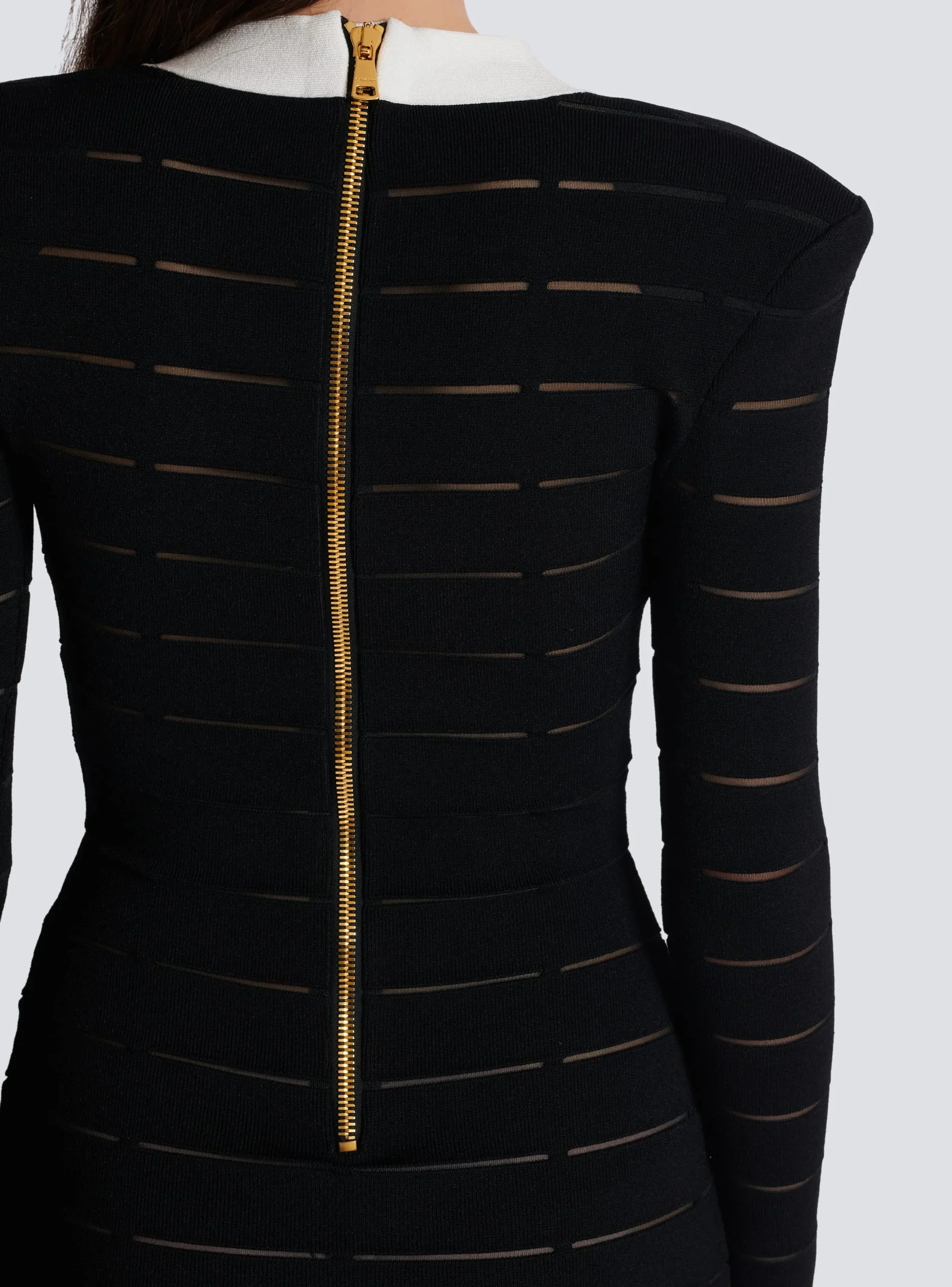 Flash Sale Two-tone Knit Dress With Buttons Women Dresses