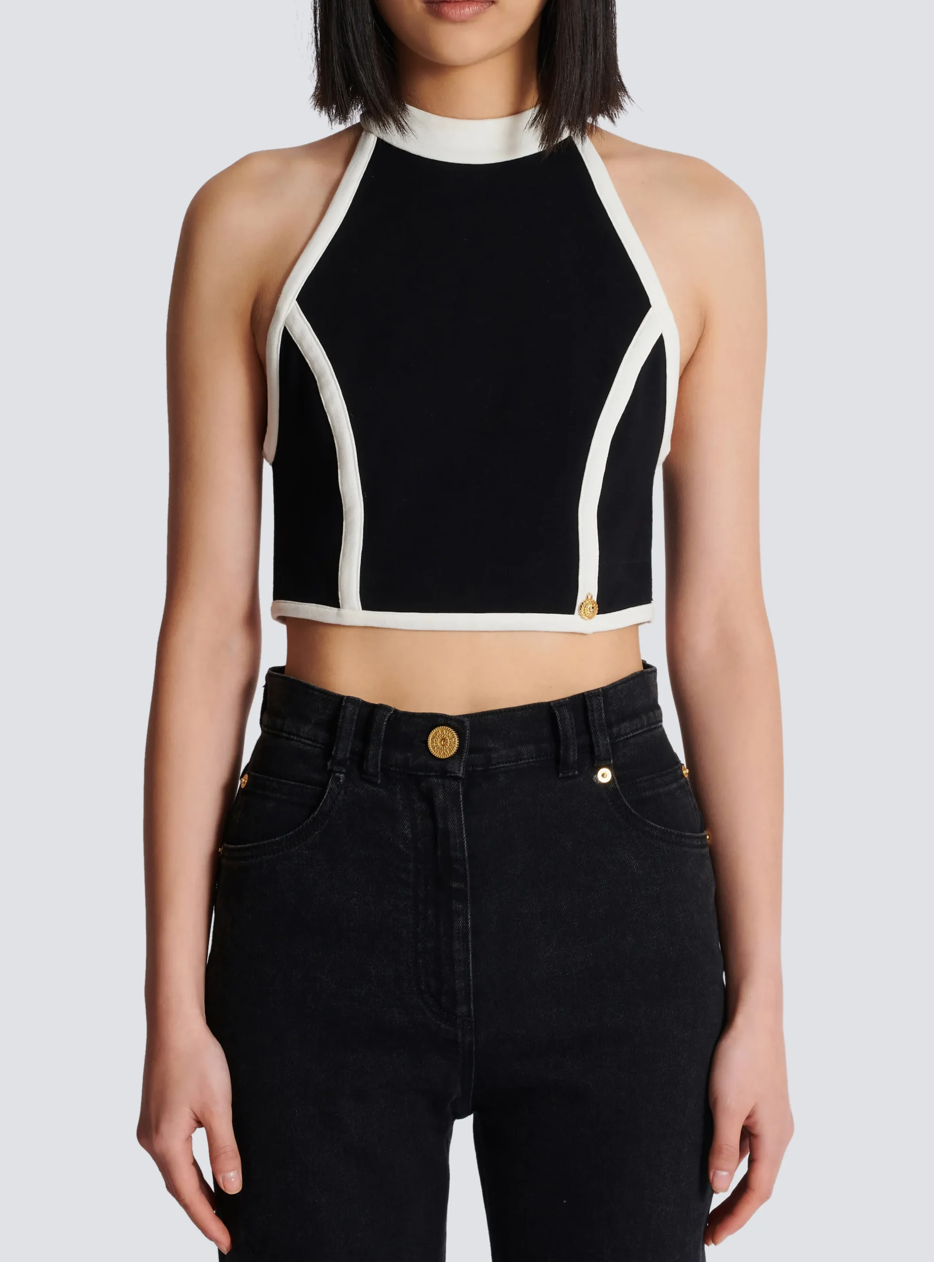 Sale Two-tone Top Women Tops And Shirts