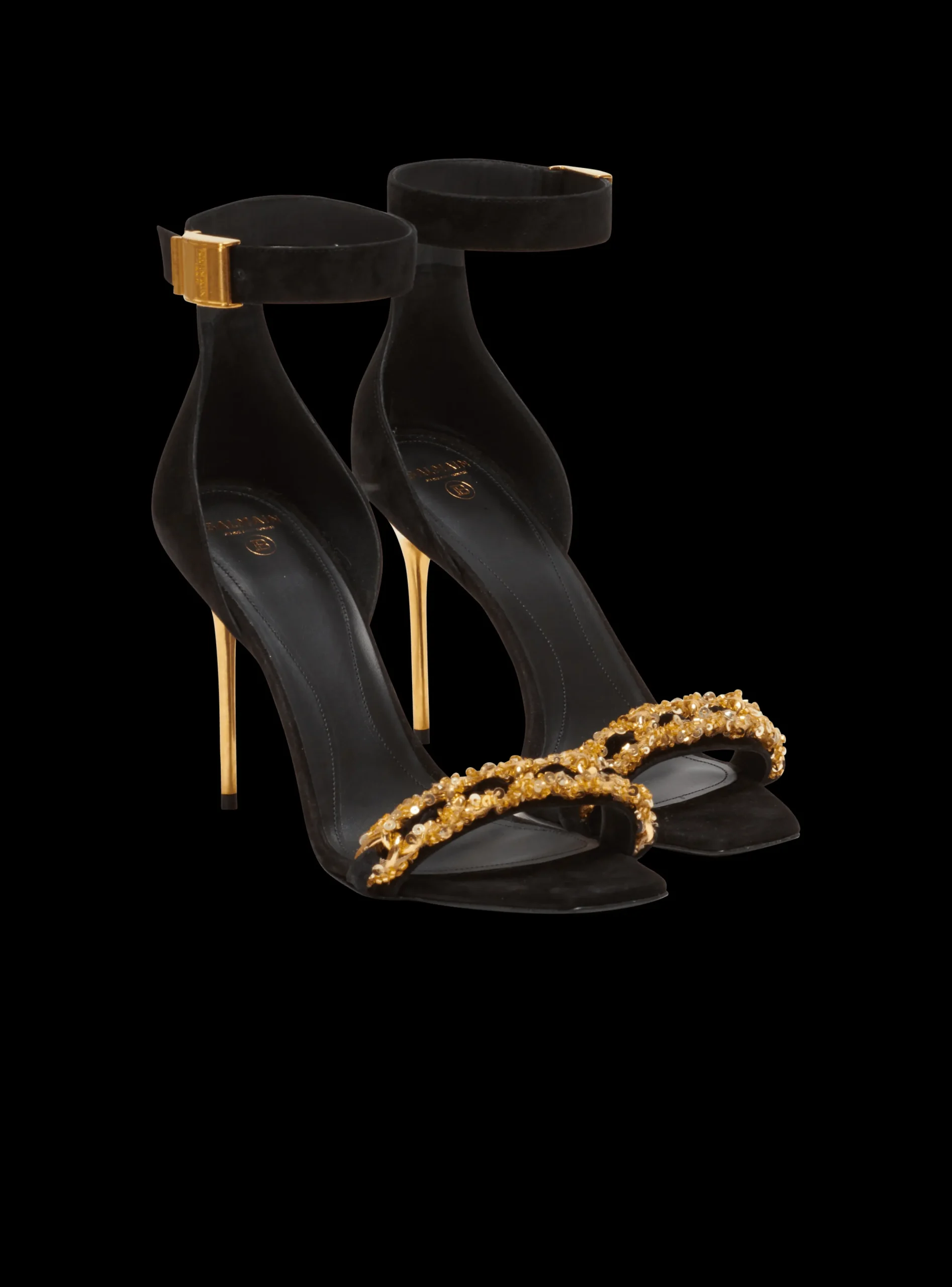 Sale Uma Suede And Chain Sandals Women High Heels & Pumps