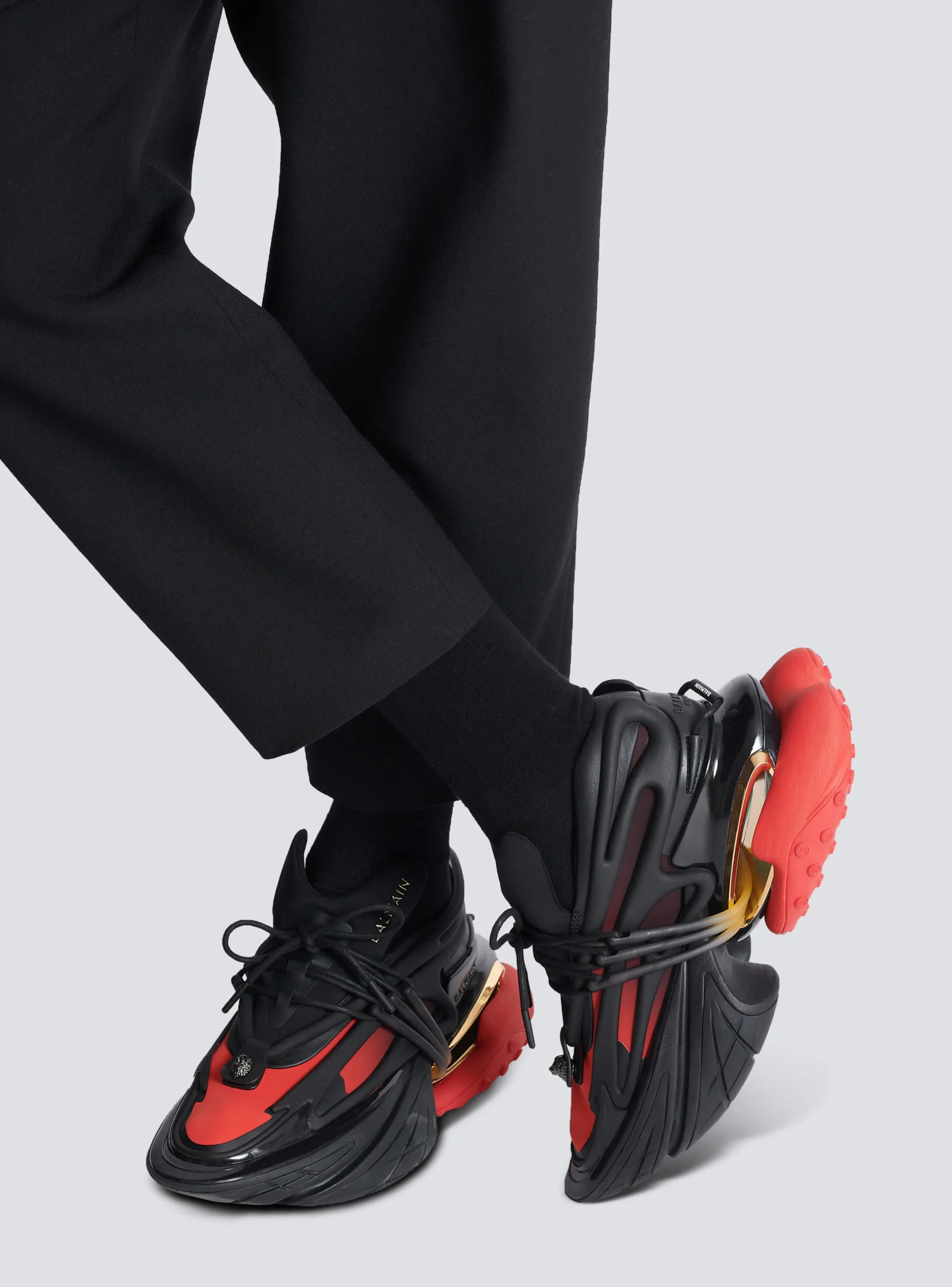 Shop Unicorn Low-top Trainers In Neoprene And Leather Unicorn