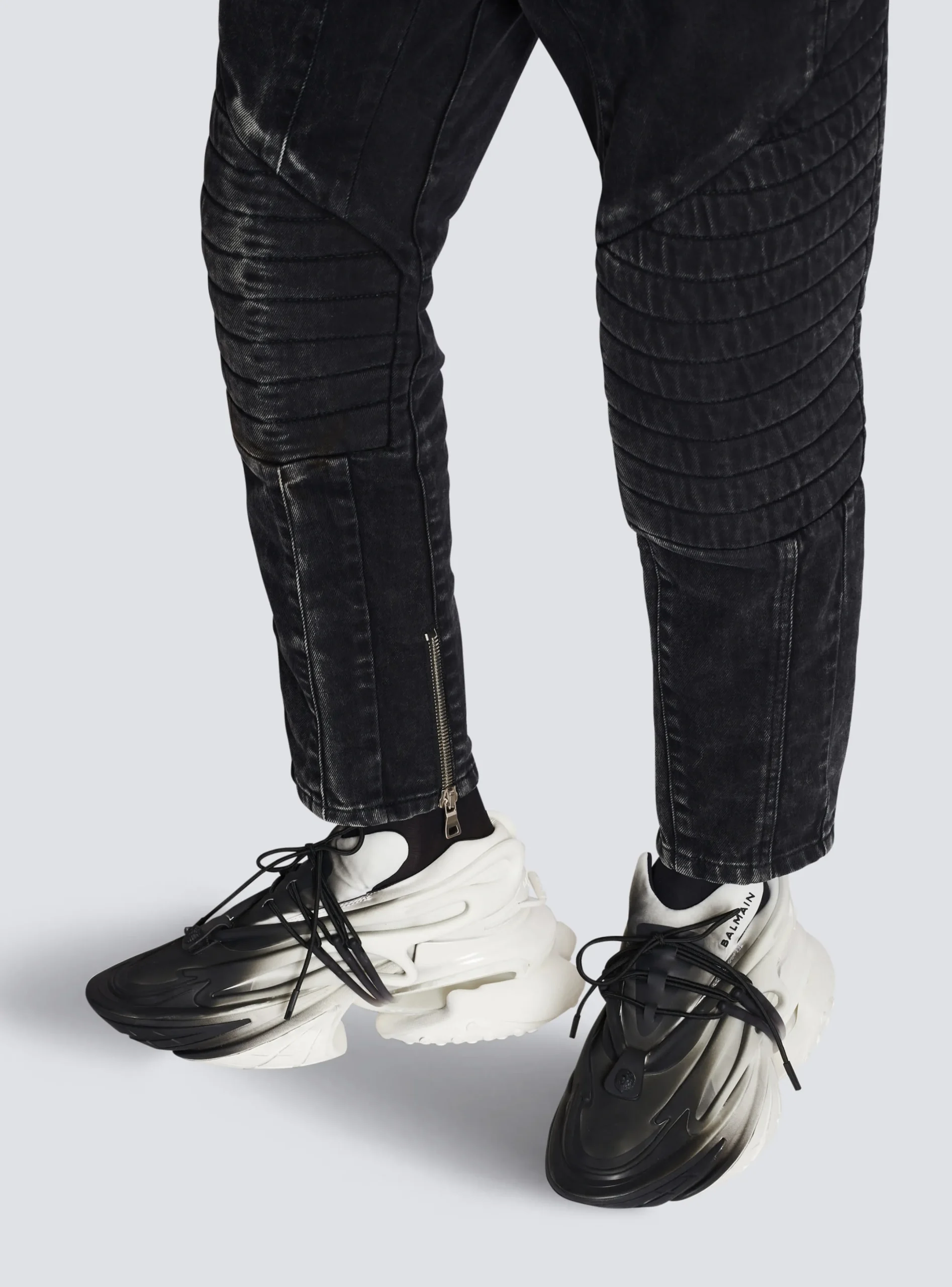 Outlet Unicorn Low-top Trainers In Neoprene And Leather Unicorn