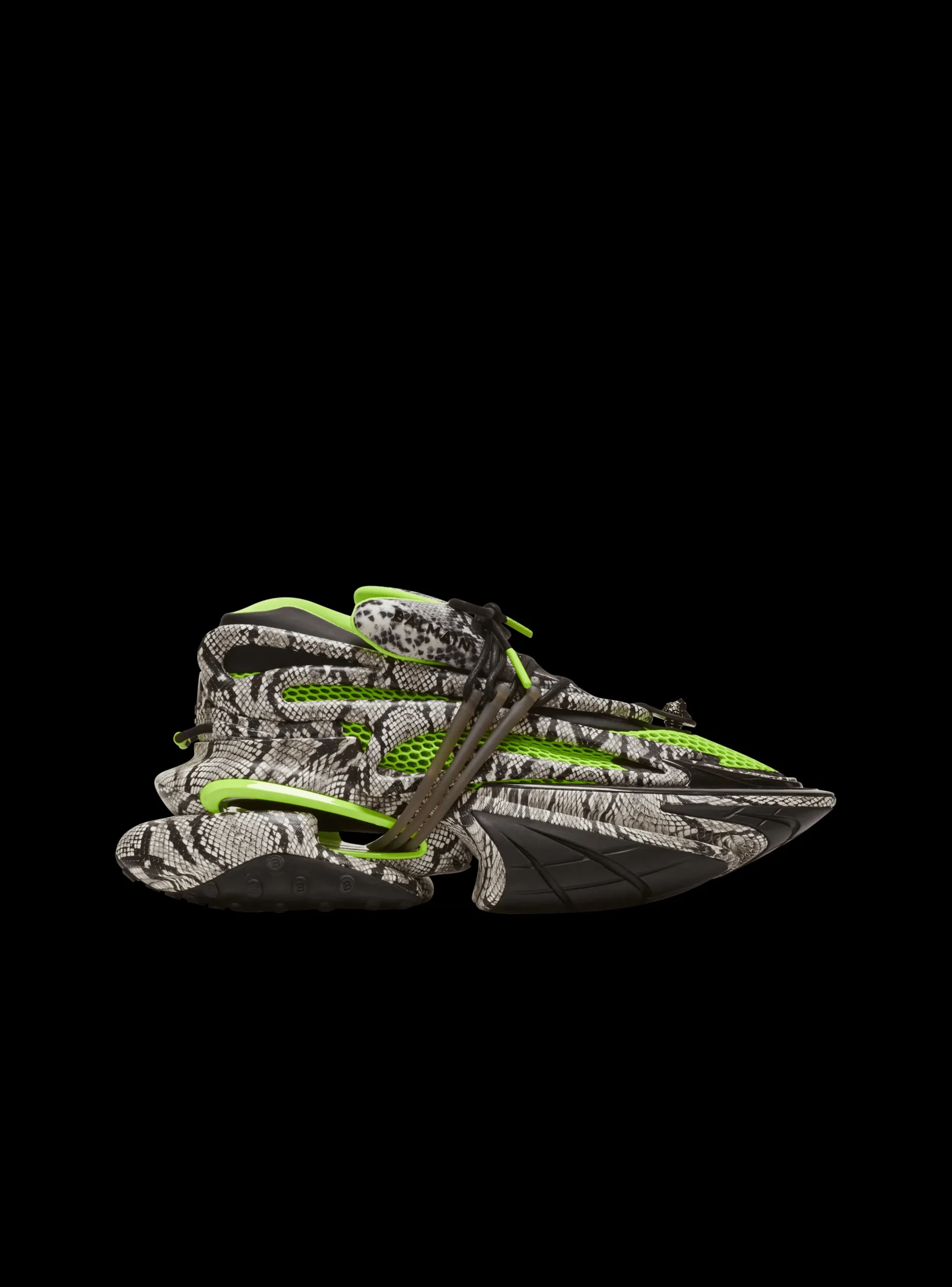 Clearance Unicorn Mesh And Snakeskin-effect Leather Trainers Unicorn