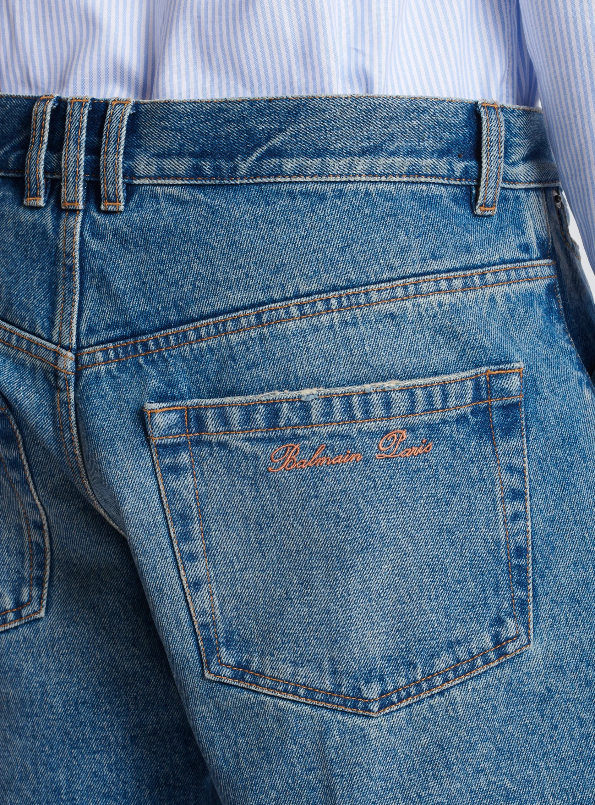 Best Sale Unisex Shorts In Vintage Wash Denim Trousers And Shorts|Denim