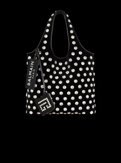 Clearance Velvet And Crystal Grocery Bag Women Tote Bags|Bags