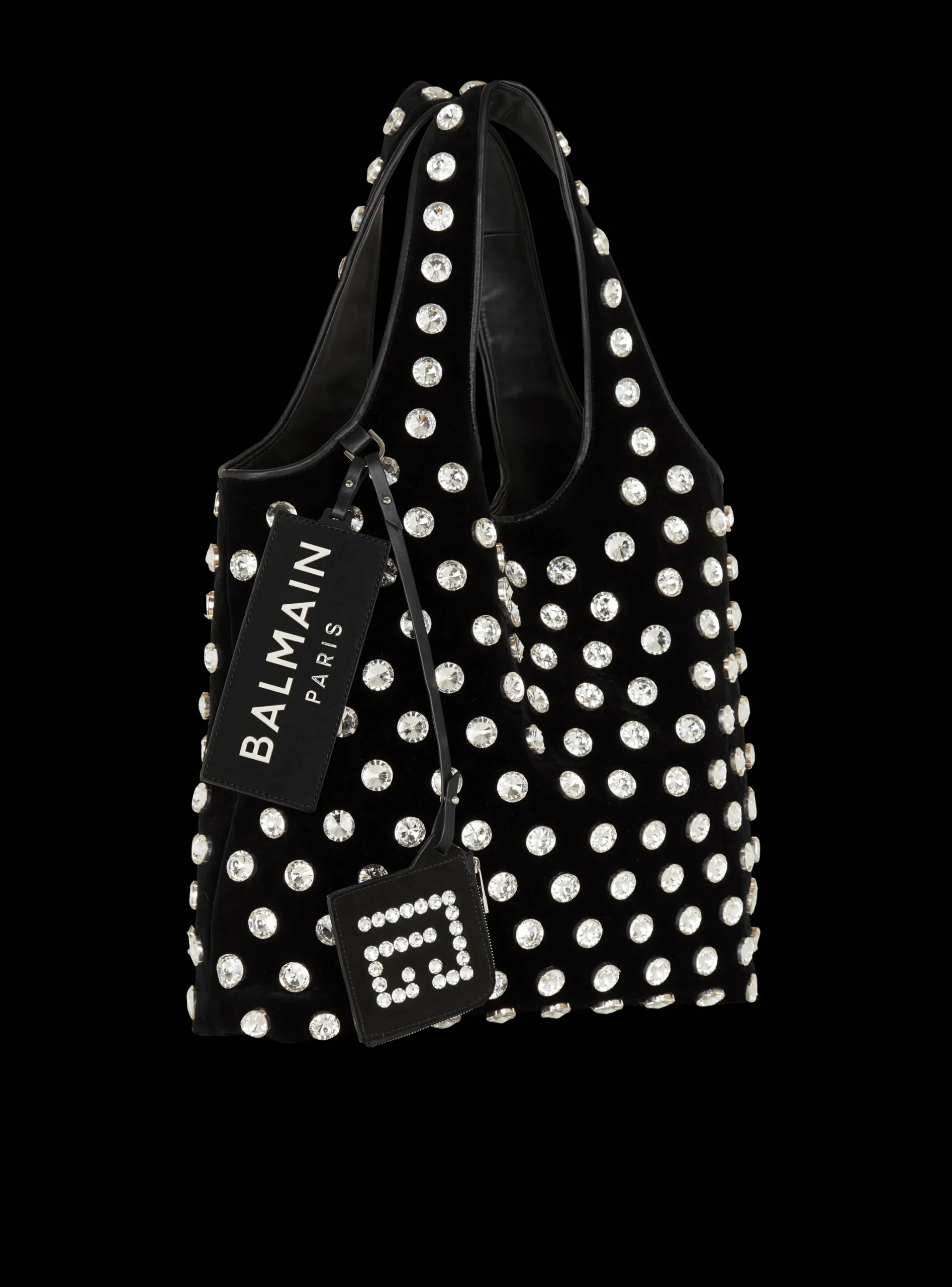 Clearance Velvet And Crystal Grocery Bag Women Tote Bags|Bags