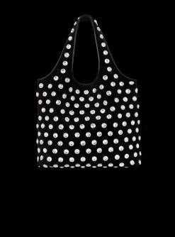 Clearance Velvet And Crystal Grocery Bag Women Tote Bags|Bags