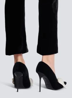Hot Velvet Clara Stilettos Women High Heels & Pumps