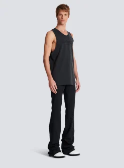 Fashion Vintage Embroidered Tank Top Sportswear|T-Shirts