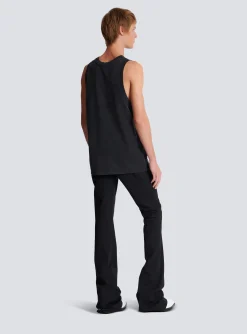 Fashion Vintage Embroidered Tank Top Sportswear|T-Shirts