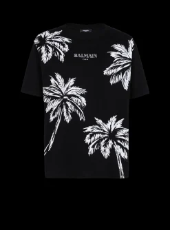 Best Vintage T-shirt With Palm Tree Print T-Shirts