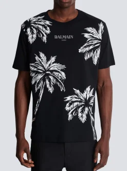 Best Vintage T-shirt With Palm Tree Print T-Shirts