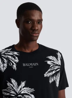 Best Vintage T-shirt With Palm Tree Print T-Shirts