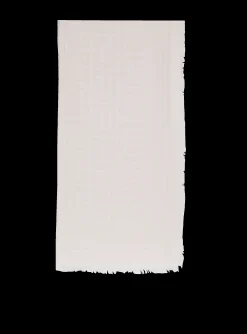 Shop Viscose Scarf With Monogram Pattern Women Scarves