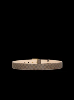 Hot Waxed Monogram Canvas P-Belt Women Belts