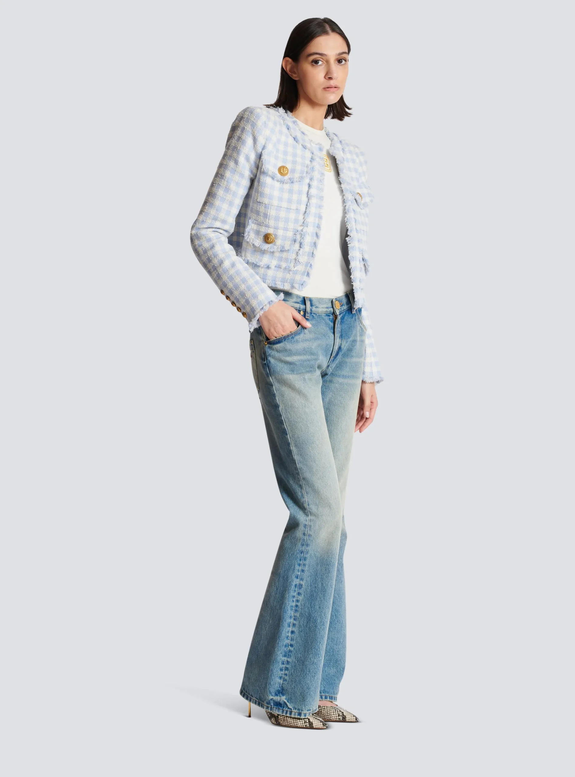 Online Western Bootcut Denim Jeans Women Denim