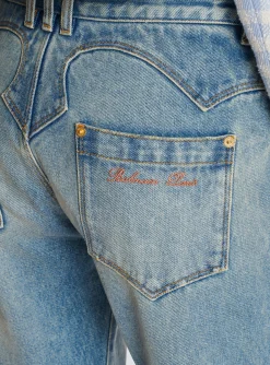 Online Western Bootcut Denim Jeans Women Denim