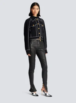 Store Western Crepe Jacket Women Outerwear